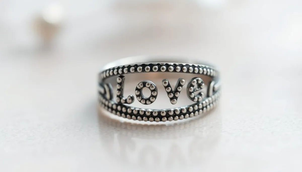 Bague code morse love