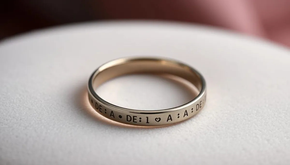 bague code morse love
