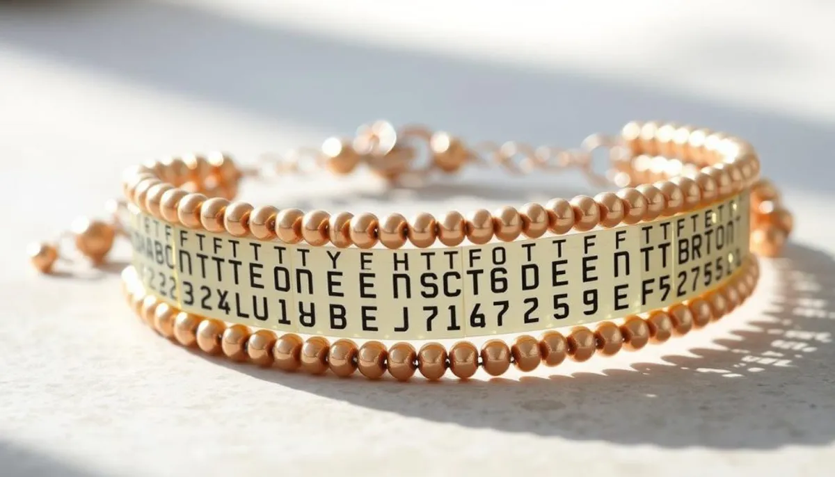 Bijoux code morse personnalisés