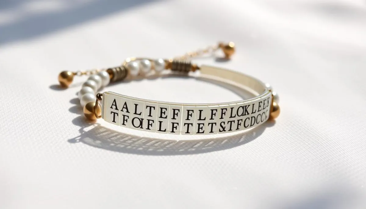 Bracelet alphabet morse