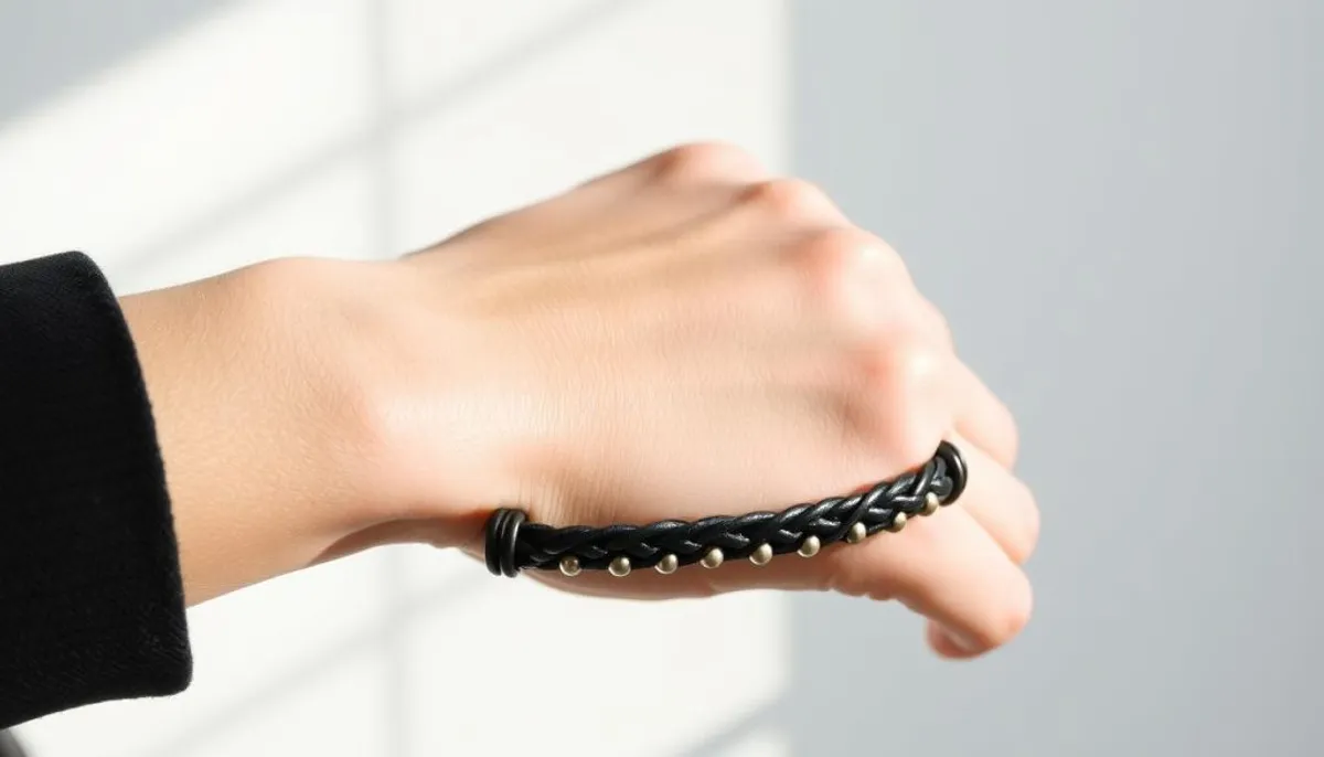 bracelet code morse homme