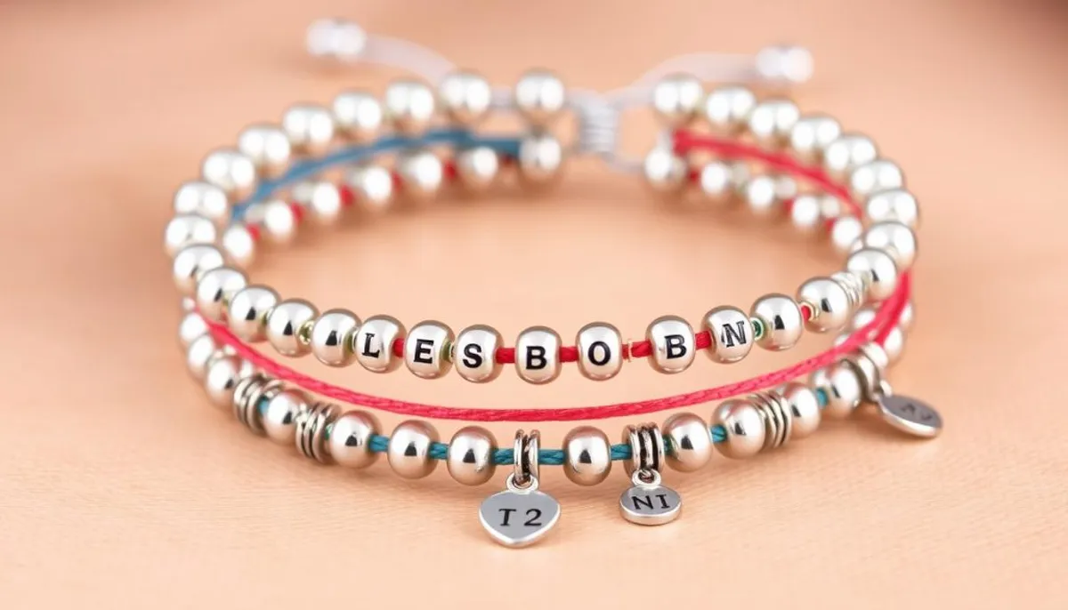 bracelet code morse personnalisable