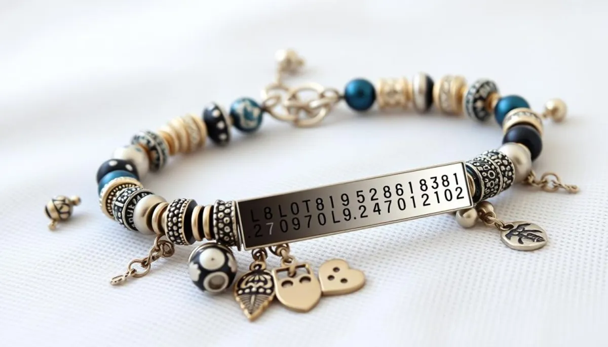 bracelet code morse personnalisé