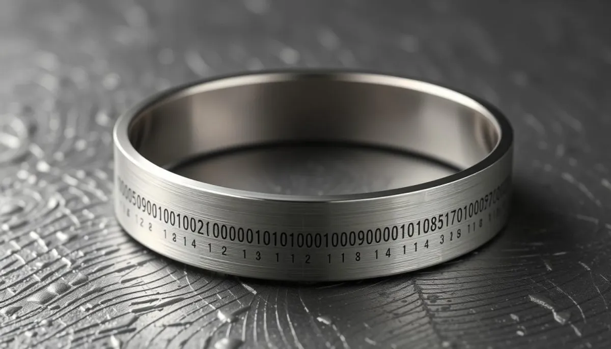 Bracelet en acier inoxydable pour homme avec code morse