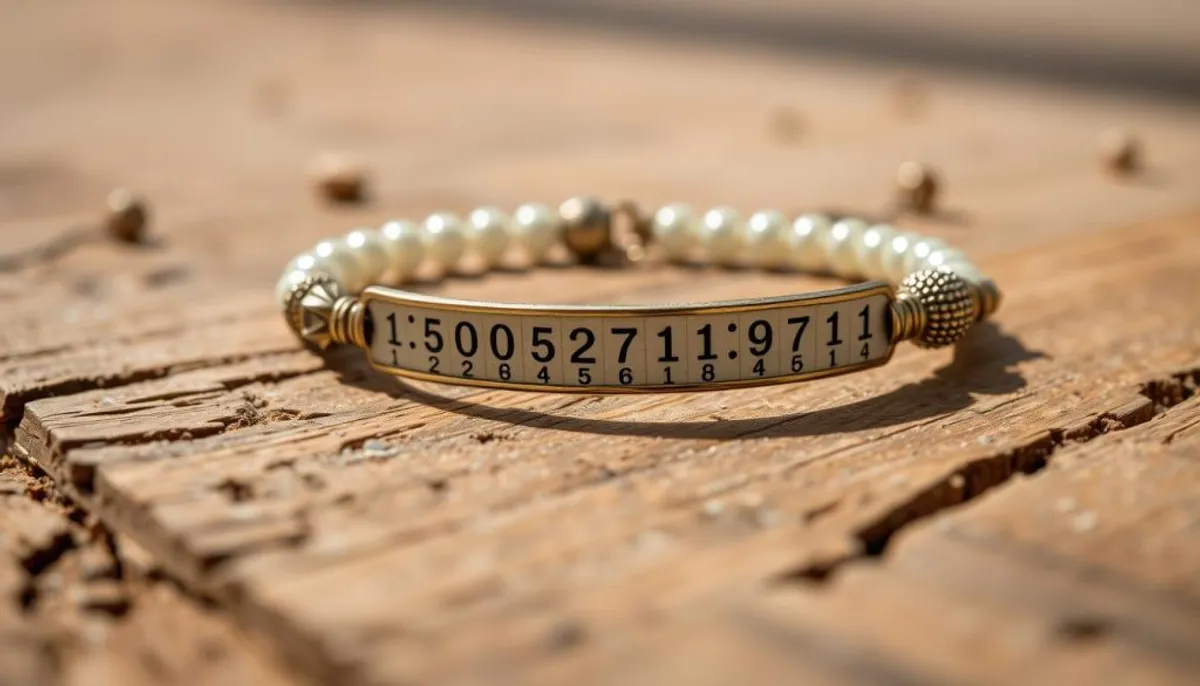 bracelet message morse
