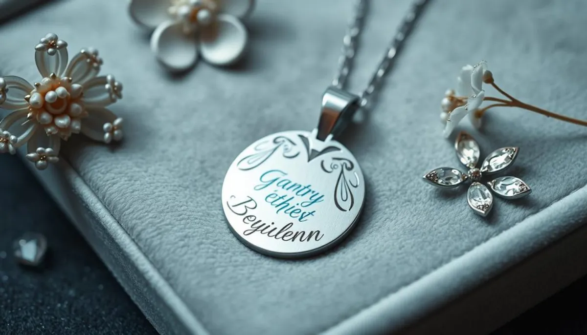 collier personnalisé acier inoxydable