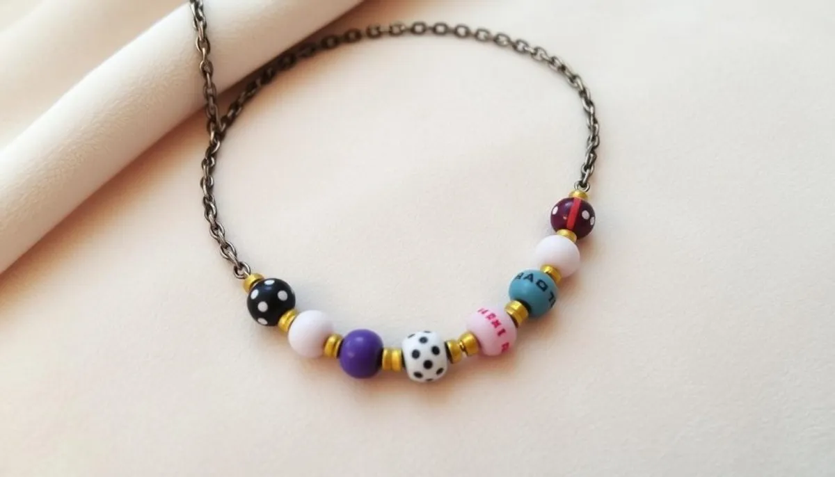 Collier personnalisé en morse codé
