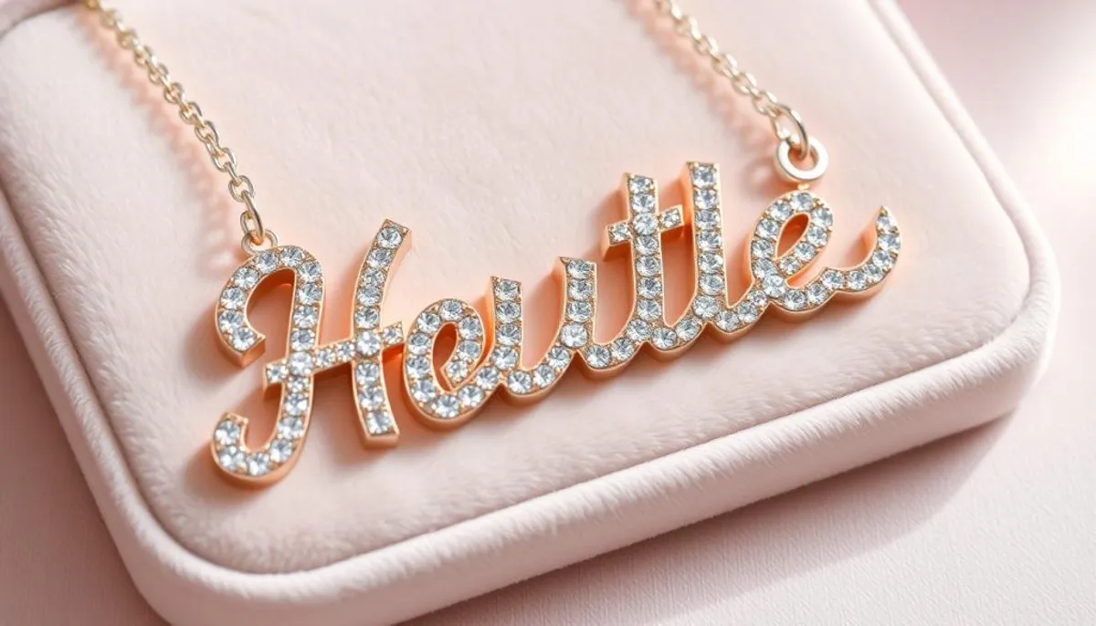 collier prenom strass