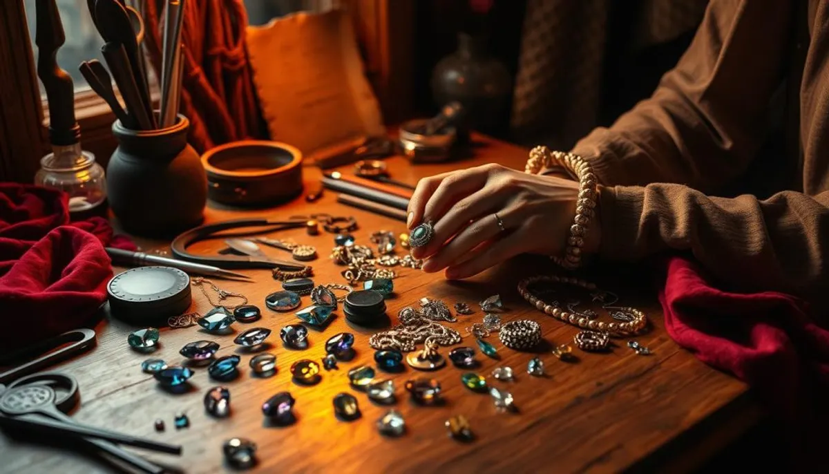 création de bijoux secrets